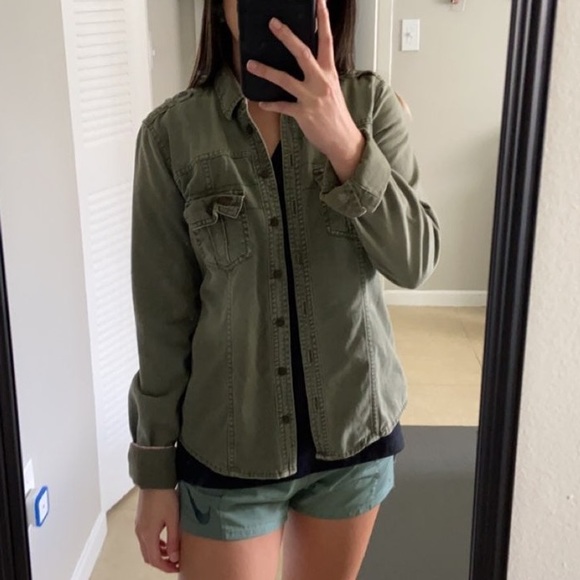 A&F Utility Button Down Jacket - Picture 4 of 9